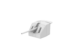 RN 4.7in QF Mk Mk  IX on CPXXII 1/100x2 en impression 3D