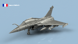 Rafale Armée de l'Air 1/200 x1 - impression 3D