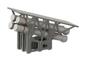 Exocet MM40 Marine Nationale x4 1/200 - impression 3D