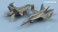 EA-18 G GROWLER x1 1/100 - impression 3D