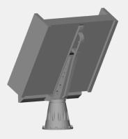 Radar SPS-39B 1/700 x1 en impression 3D