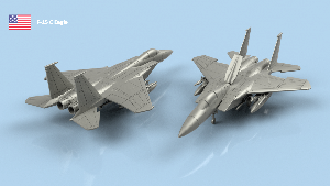 McDonnell Douglas F-15 1/200 x1 - impression 3D