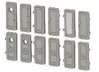 Set de portes n°2 1/144 x20 paires en impression 3D