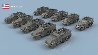 M2 Half Track 1/400 x10 - impression 3D