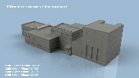Bâtiment 1/700 X1 - impression 3D