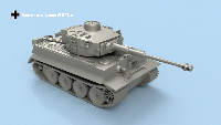 Pzkpfw VI Tiger 1/100 x1 - impression 3D