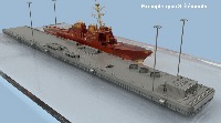 Quai US Moderne 1/400 - impression 3D