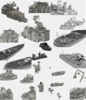 PRECOMMANDE : Set de transformation Colbert (Heller) version CLM (Croiseur Lance-Missiles) 1/400